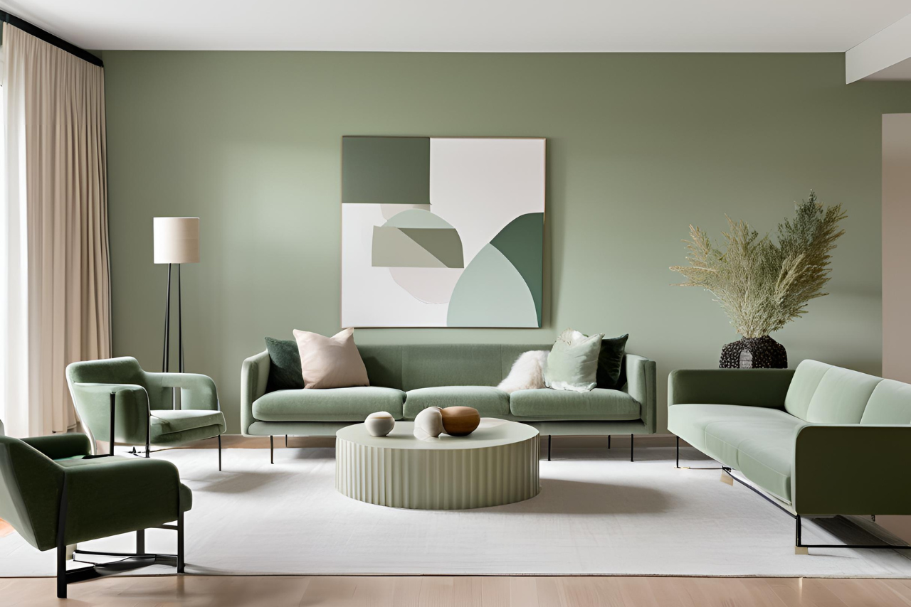 12 Awesome Ideas for a Soothing Sage Green Living Room - Curated ...