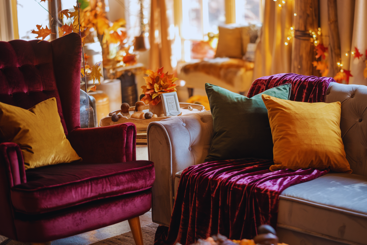 16+ Fabulous and Fresh Fall Living Room Decor Ideas For Extra Coziness ...