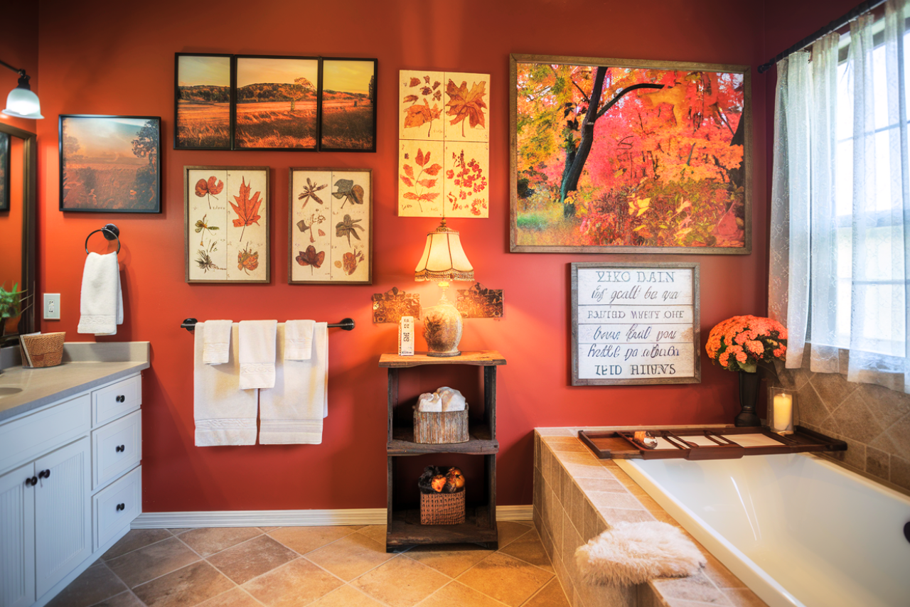 Fall Bathroom Decor Ideas