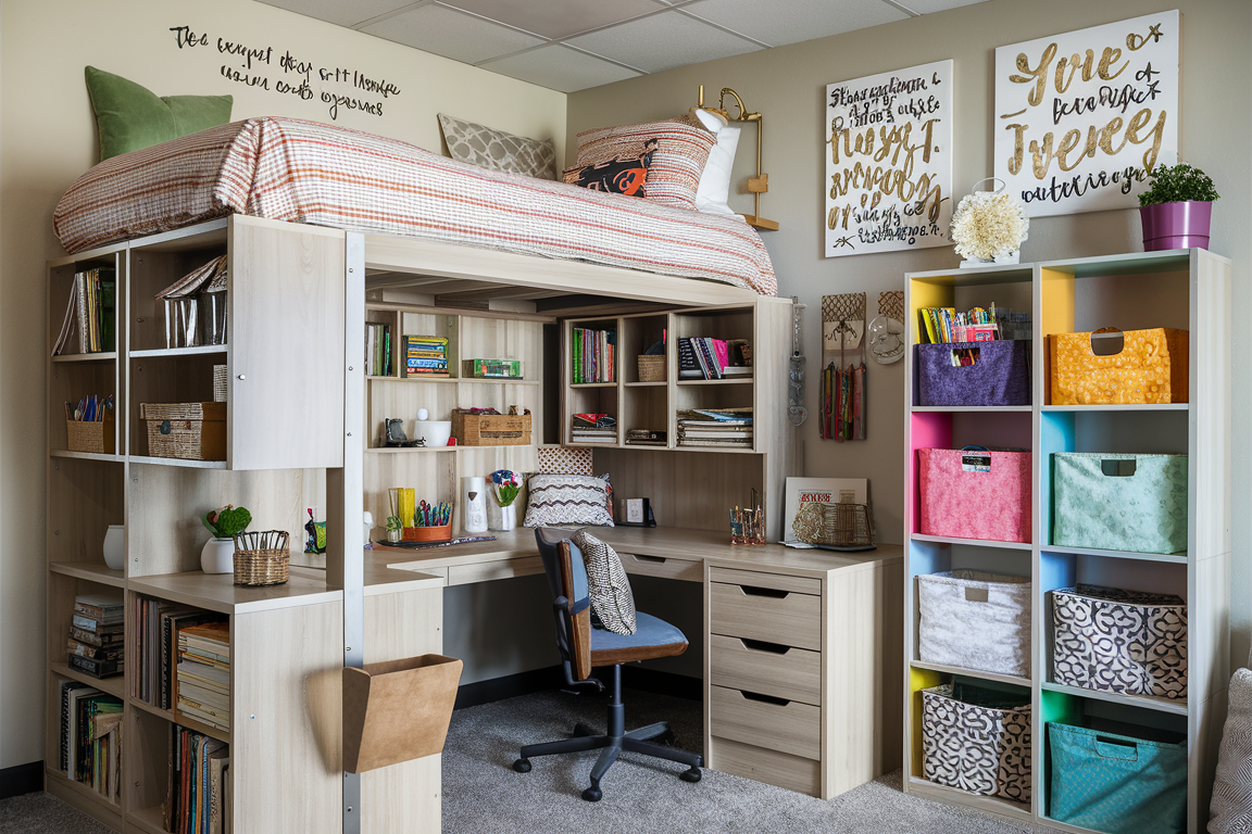 Dorm Room Storage Ideas