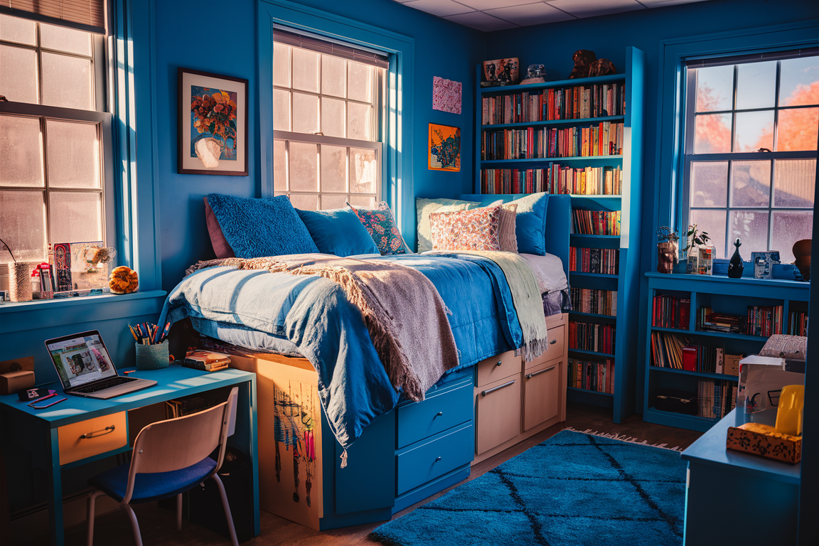 Blue Dorm Room Ideas