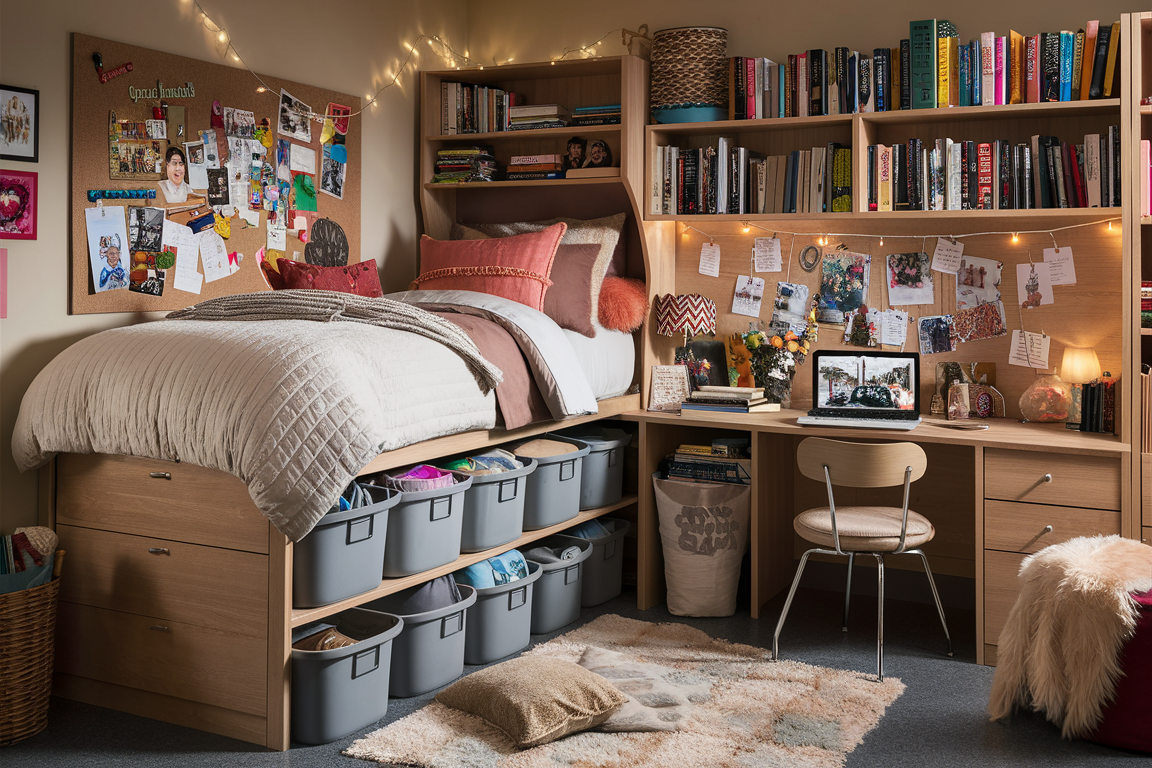 Dorm Room Organization Ideas